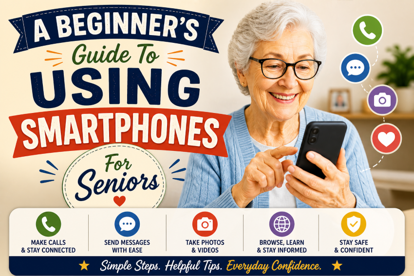 A Beginner’s Guide To Using Smartphones For Seniors