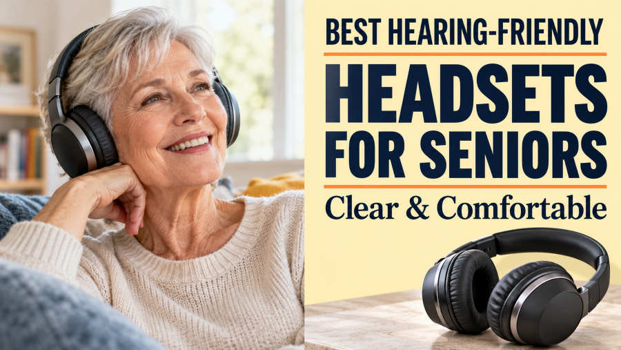 Best Hearing-Friendly Headsets For Seniors