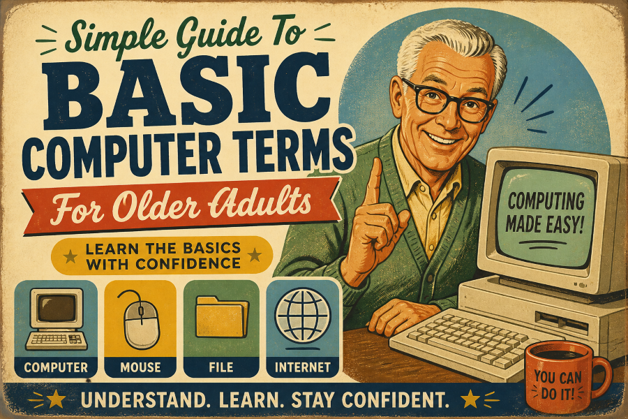 Simple Guide To Basic Computer Terms For Older Adults