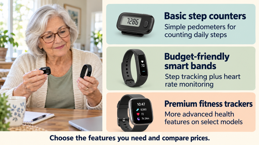 Affordable fitness trackers for older adults