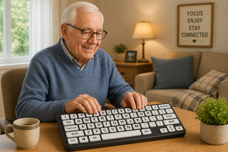 An elder using big keyword