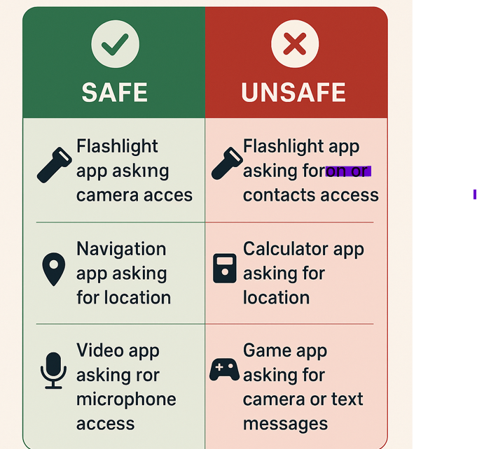 Safe Vs unsafe apps