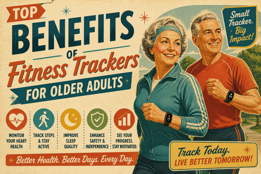 Top Benefits Of Fitness Trackers For Older Adults