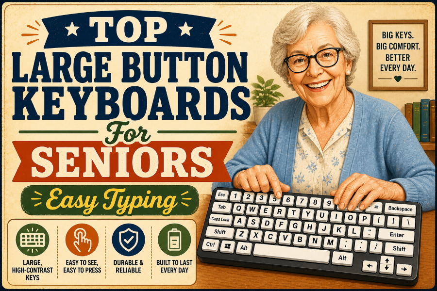 Top Large Button Keyboards For Seniors