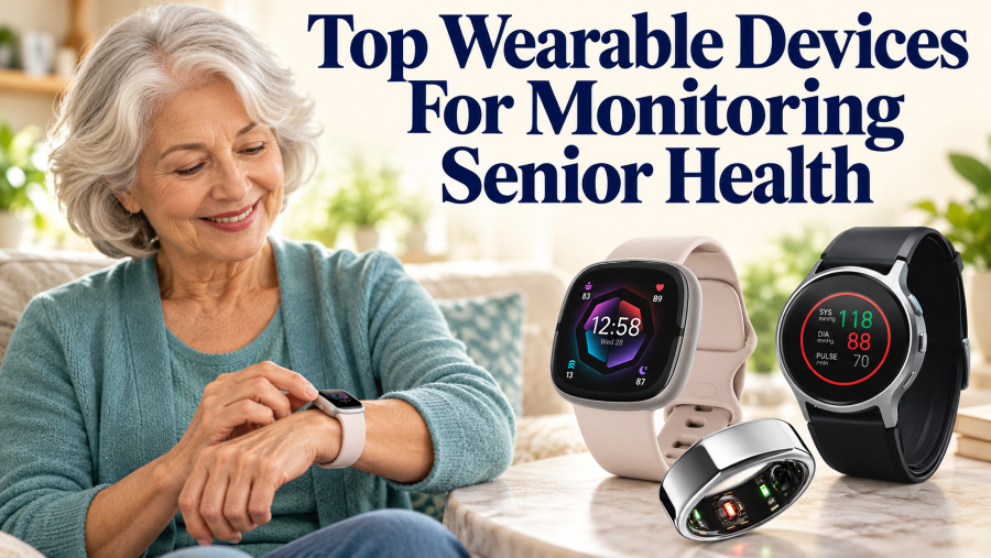 Top wearable devices for monitoring senior health