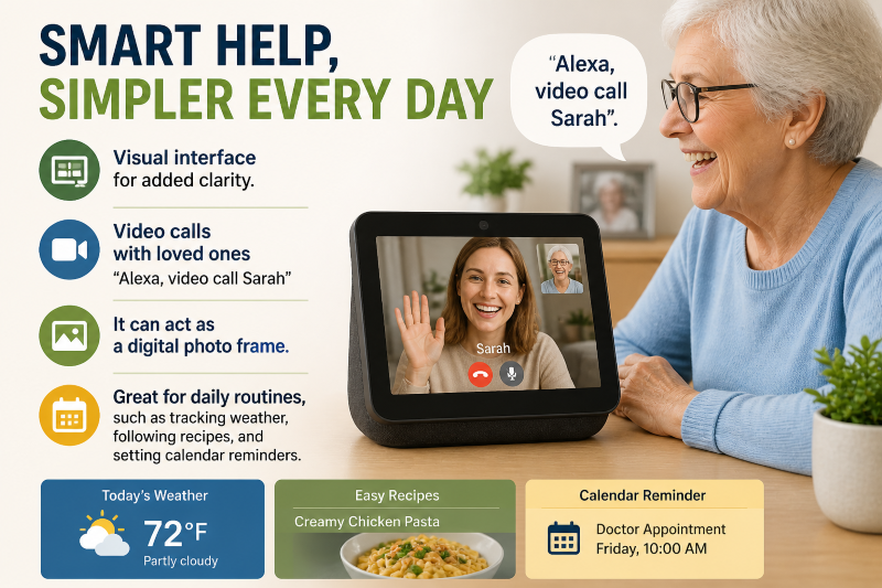 Voice assitants for seniors