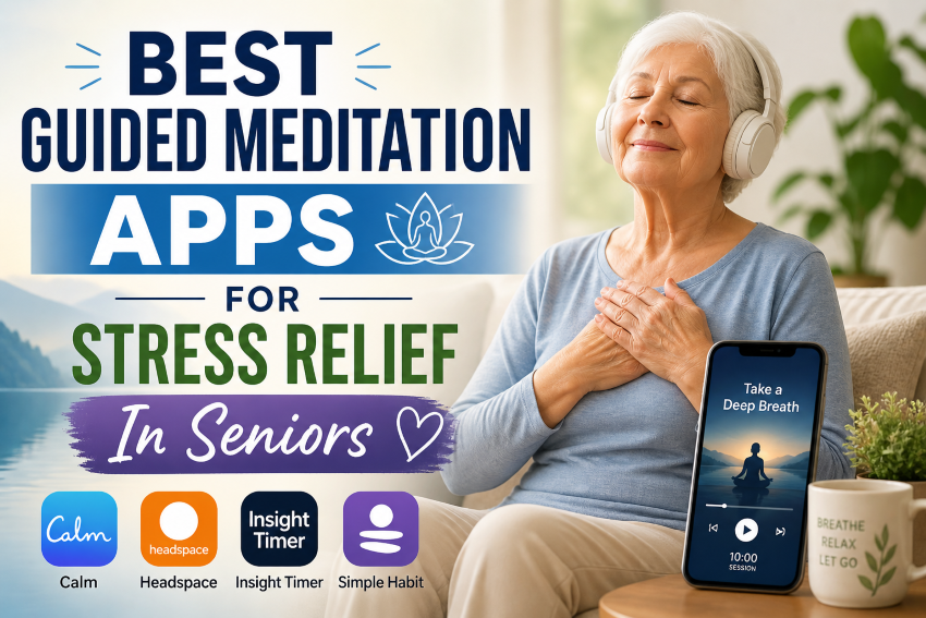 Best Guided Meditation Apps For Stress Relief In Seniors