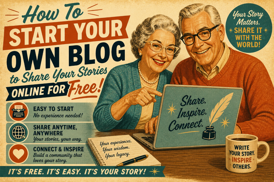 How To Start Your Own Blog To Share Your Stories Online For Free
