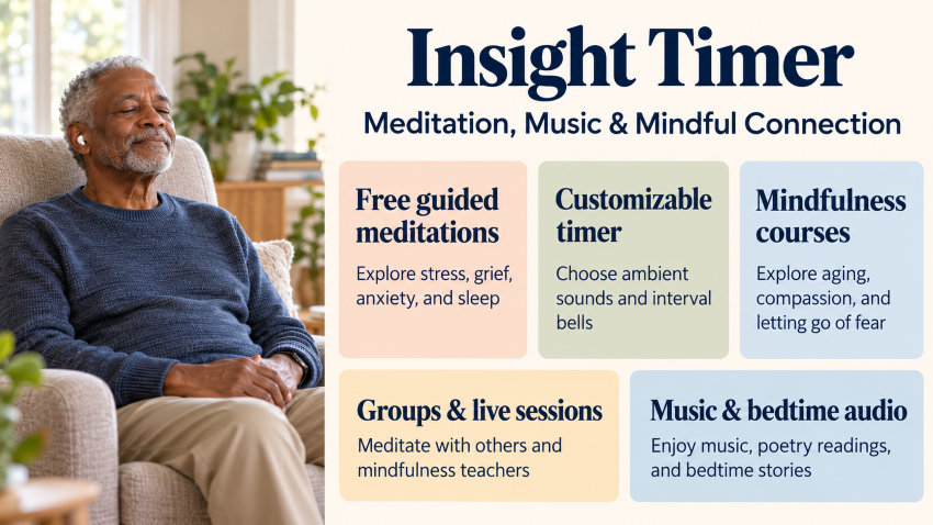 Insight Timer key features