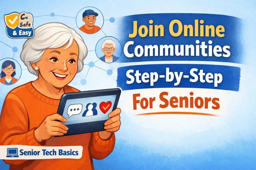 How To Join Online Communities For Seniors  