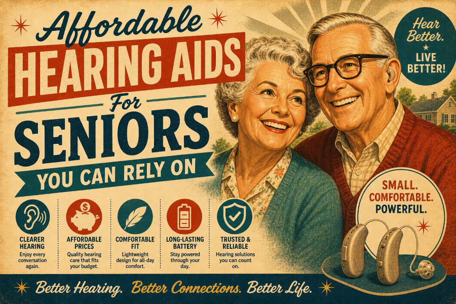 Affordable Hearing Aids For Seniors You Can Rely On