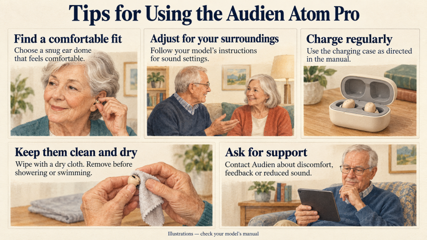 Five Tips for Audien Atom Pro Use