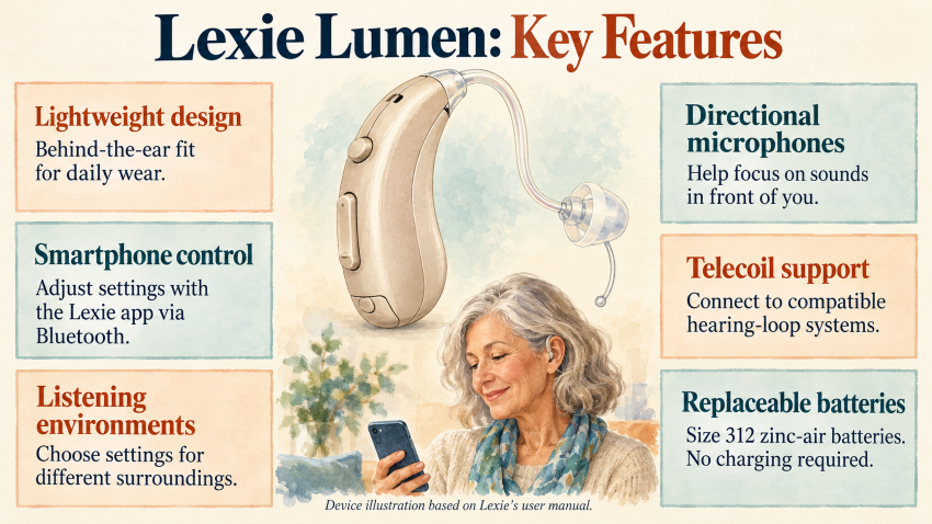 Lexie Lumen key features