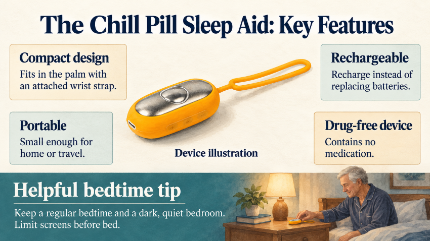 The Chill Pill Sleep Aid Key Features