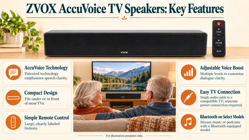 ZVOX AccuVoice TV Speakers