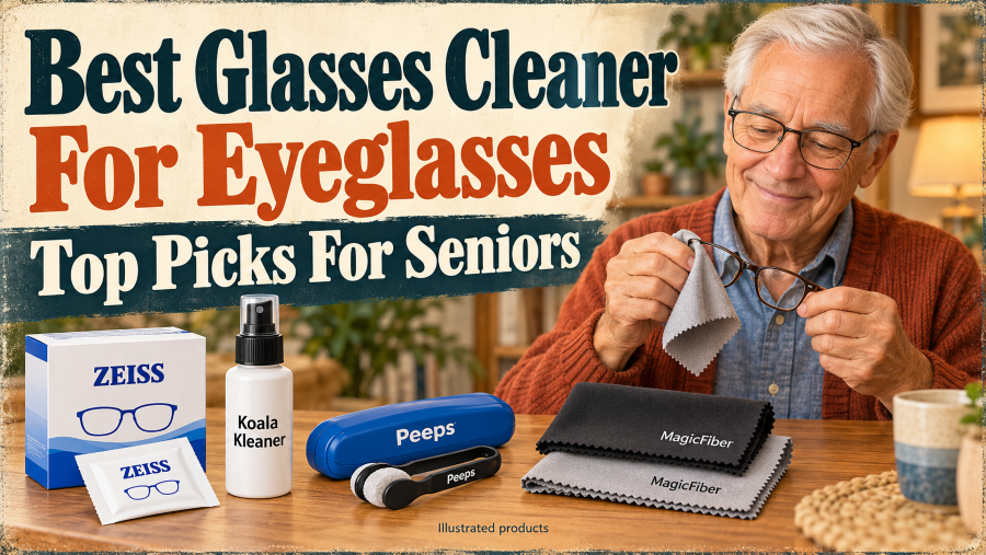 Best Glasses Cleaner For Eyeglasses: Top Picks For Seniors