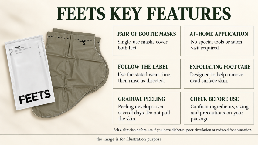 FEETS Bootie Masks Key Features