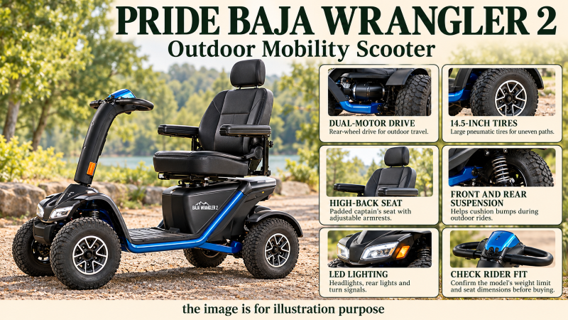 Pride Baja Wrangler 2 Features