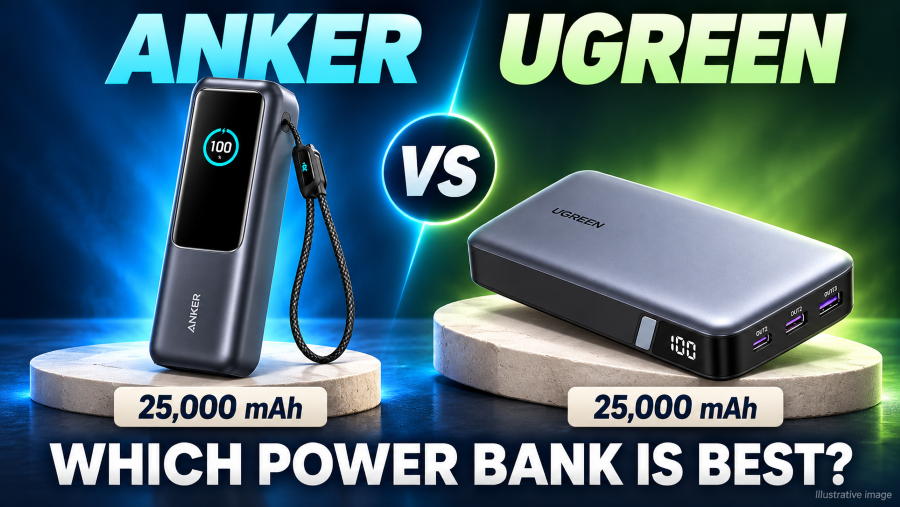 Anker 25,000 mAh vs. UGREEN 25,000 mAh
