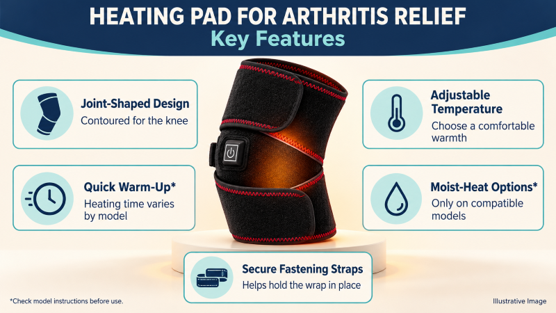 Knee Heating Wrap Feature Guide