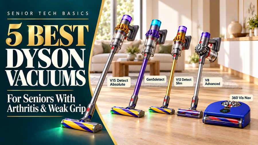 The 5 Best Dyson Vacuums For Seniors With Arthritis And Weak Grip