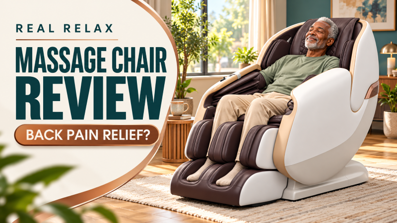 Real Relax Massage Chair Review For Back Pain Relief