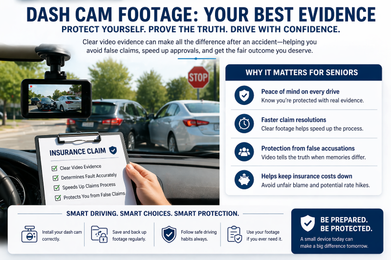 Dash cam footage your best evidence