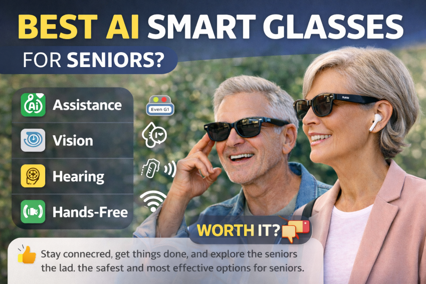 5 Best AI Smart Glasses For Seniors
